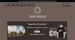 Desktop Screenshot of davebrons.com